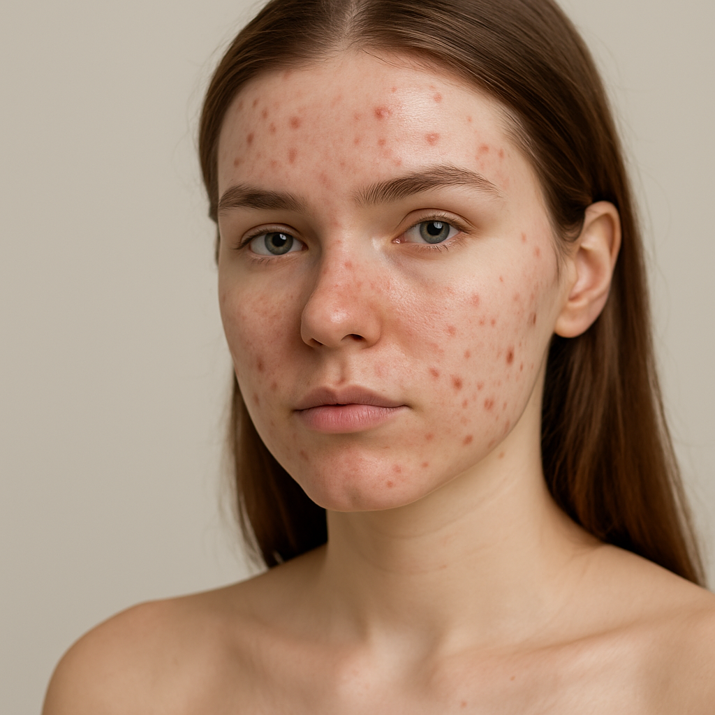 acne before